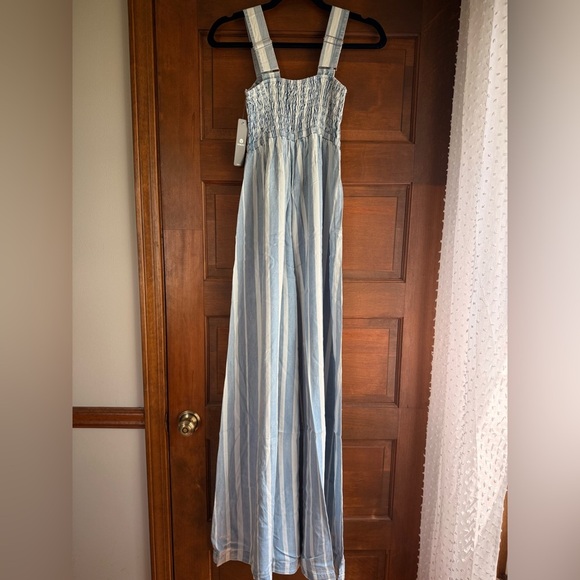 Tractr Wide Leg Stripe Jumpsuit 🐚 - Picture 4 of 4